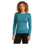 Damska koszulka Icebreaker Women Merino 200 Oasis LS Crewe Snow Day