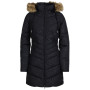 Damski płaszcz zimowy Fundango Puppis Padded Jacket zielony/szary snake