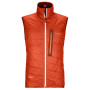 Kamizelka męska Ortovox Swisswool Piz Cartas Vest M pomarańczowy ClayOrange