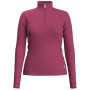 Damska koszulka Smartwool W Classic Thermal Merino BL 1/4 ZB 2022 różowy festive fuchsia heather
