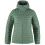 Kurtka zimowa damska Fjällräven Expedition Lätt Hoodie jasnozielony Patina Green