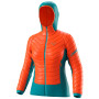 Kurtka damska Dynafit Tlt Light Ins. W Hooded Jkt niebieski/pomarańczowy iowa/8200