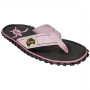 Japonki damskie Gumbies Islander Turtle szary/różówy GrayPink