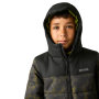 Dziecięca kurtka zimowa Regatta Lofthouse Black/Distress Camo