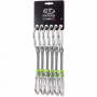Zestaw ekspresów Climbing Technology Lime set 12 cm DY 6 ks silver