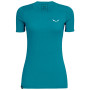 Koszulka damska Salewa Puez Graphic 2 Dry W S/S Tee niebieski OceanMelange