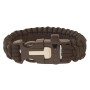 Opaska Yate Paracord z gwizdkiem i krzesiwem czarny