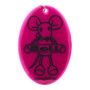 Przywieszka Boll Reflective Pendant 4 różowy Magenta