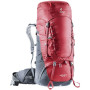 Plecak Deuter Aircontact 45+10 (2020) bordowy CranberryGraphite