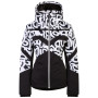 Damska kurtka narciarska Dare 2b Rocker Jacket biały/czarny Black & White Graffiti