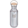 Butelka ze stali nierdzewnej Klean Kanteen Reflect w/Bamboo Cap 532 ml srebrny MirroredStainless