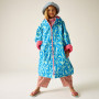 Płaszcz nieprzemakalny Regatta Junior Waterproof Changing Robe SBluFlPiLem