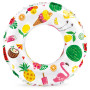 Koło Intex Lively Print Swim Ring 59241NP żółty/zielony NoveltyDelights