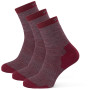 Skarpetki Warg Happy Merino W Mini Mix 3 pack bordowy Wine/Grey