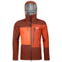 Kurtka męska Ortovox 3L Deep Shell Jacket pomarańczowy ClayOrange