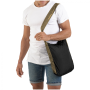 Torba naramienna Ticket to the moon Eco Bag Small czarny Black / Brown