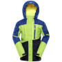 Dziecięca kurtka zimowa Alpine Pro Melefo zielony lime green