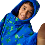 Płaszcz nieprzemakalny dziecięcy Regatta Junior Changing Robe Olymp Blue Dino