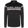 Męski sweter Dale of Norway Moritz Masc Sweater czarny Darkcharcoal Raspberry Black