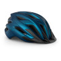 Kask rowerowy MET Crossover niebieski modrá metalická matná