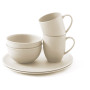 Zestaw naczyń Outwell Bamboo Dinner Set 2 persons biały
