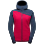 Damska kurtka polarowa La Sportiva Bristen Thermal Hoody W różówy/szary Azalea/Night Sky