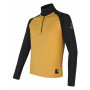 Męska bluza Sensor Coolmax Thermo zip czarny/żółty Mustard/Black