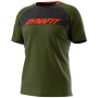 Męska koszulka kolarska Dynafit Ride S/S Tee M 2022 zielony Winter Moss