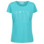 Koszulka damska Regatta Womens Breezed II niebieski Turquoise