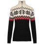 Sweter damski Dale of Norway Myking Fem Sweater czarny Black Raspberry Offwhite