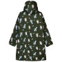 Płaszcz nieprzemakalny dziecięcy Regatta Junior Changing Robe Dark Khaki Cat Dog