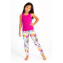 Legginsy dziecięce Wouki Kyugi Festive Fuchsia