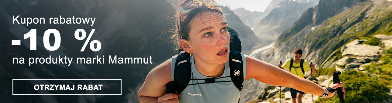 KUPON RABATOWY - 10% na produkty marki MAMMUT