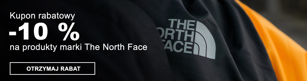 KUPON RABATOWY - 10% na produkty marki The North Face