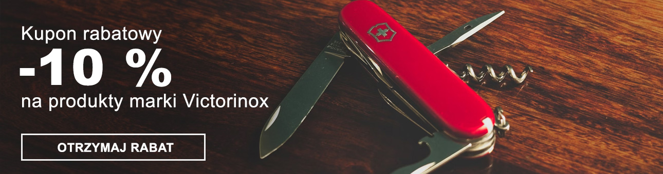 KUPON RABATOWY - 10% na produkty marki Victorinox