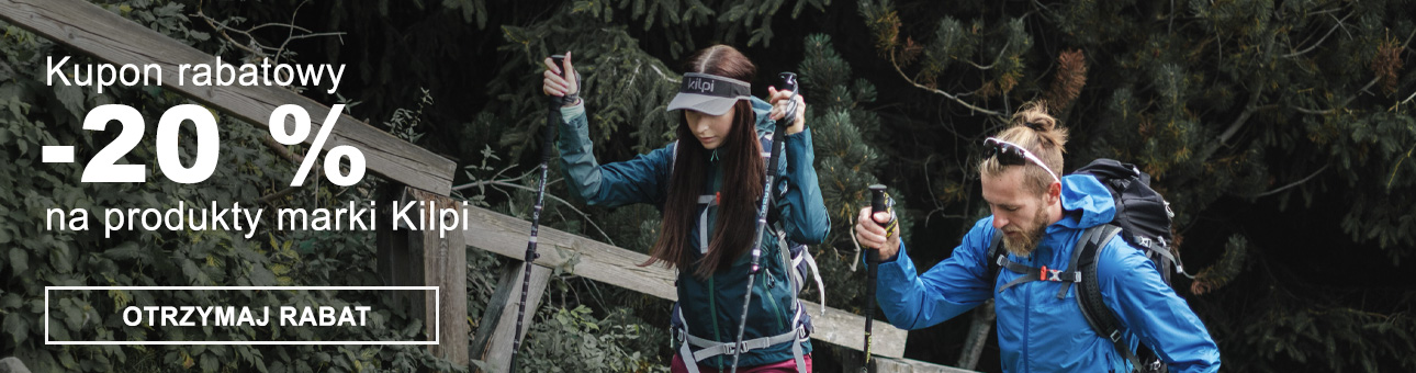 KUPON RABATOWY - 20% na produkty marki Kilpi