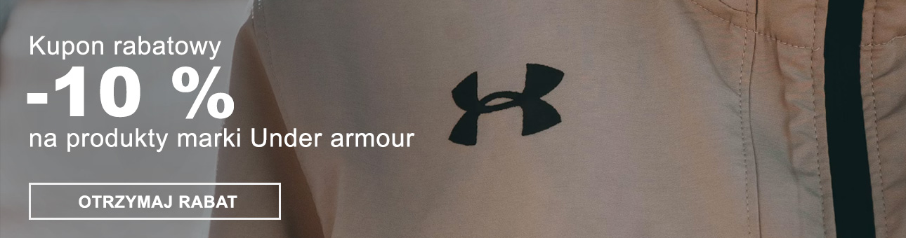 KUPON RABATOWY - 10% na produkty marki UNDER ARMOUR
