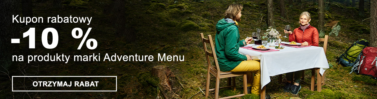 KUPON RABATOWY - 10% na produkty marki Adventure Menu