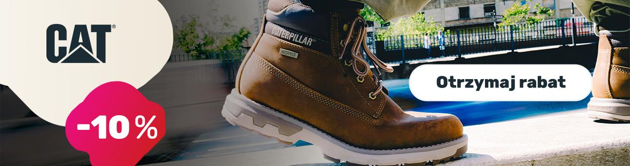 KUPON RABATOWY - 10% na produkty marki Caterpillar